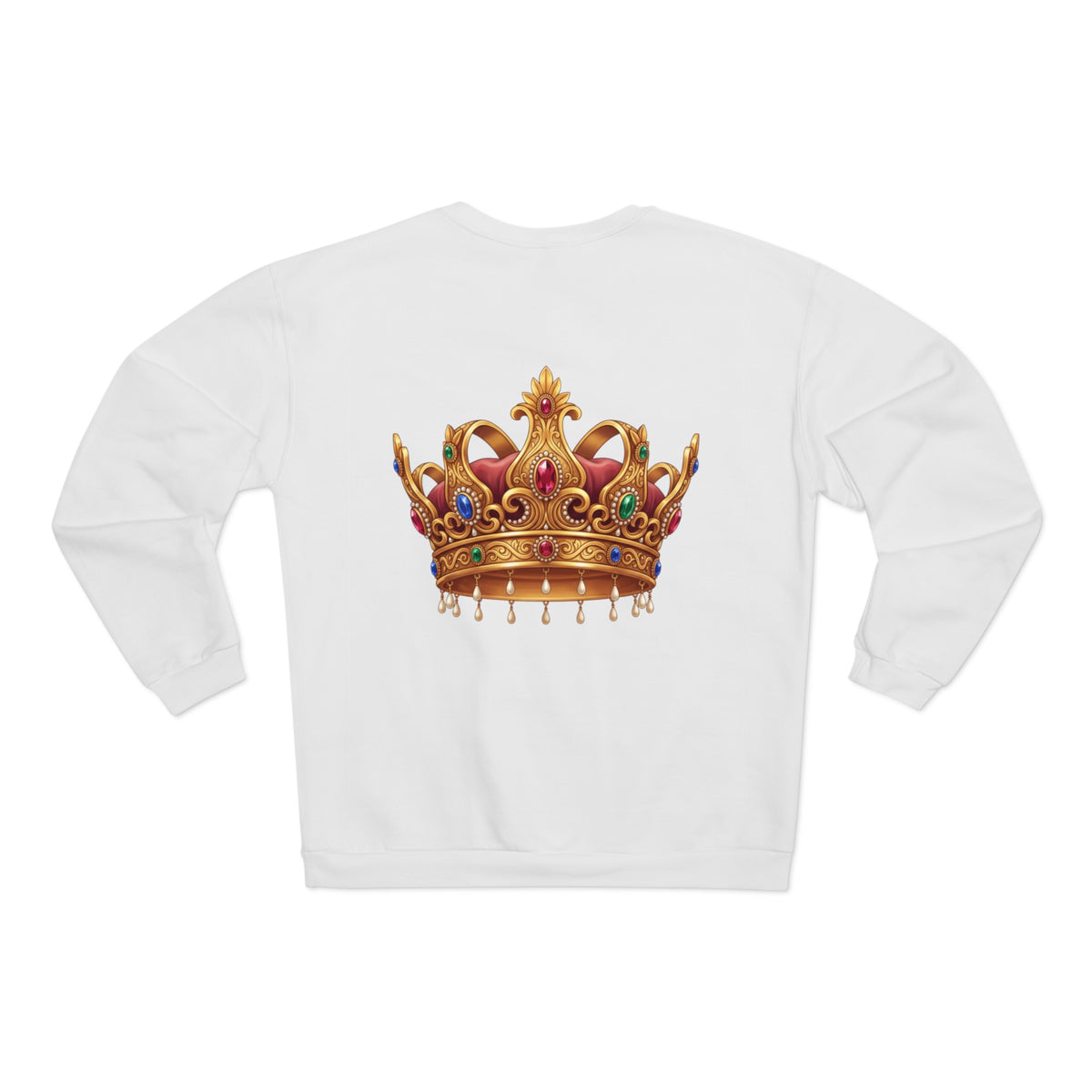 Crewneck Sweatshirt — "Daughters of the King, Sisters for Life" (Crown Graphic)