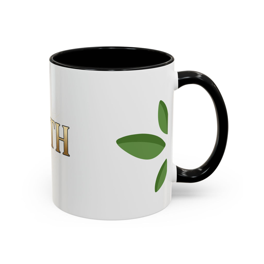 Faith Accent Coffee Mug – Religious Inspirational Tea & Coffee Cup (11/15 oz)