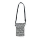 Zebra Print Crossbody Phone Wallet — Small Cell Phone Wallet with Card Pocket