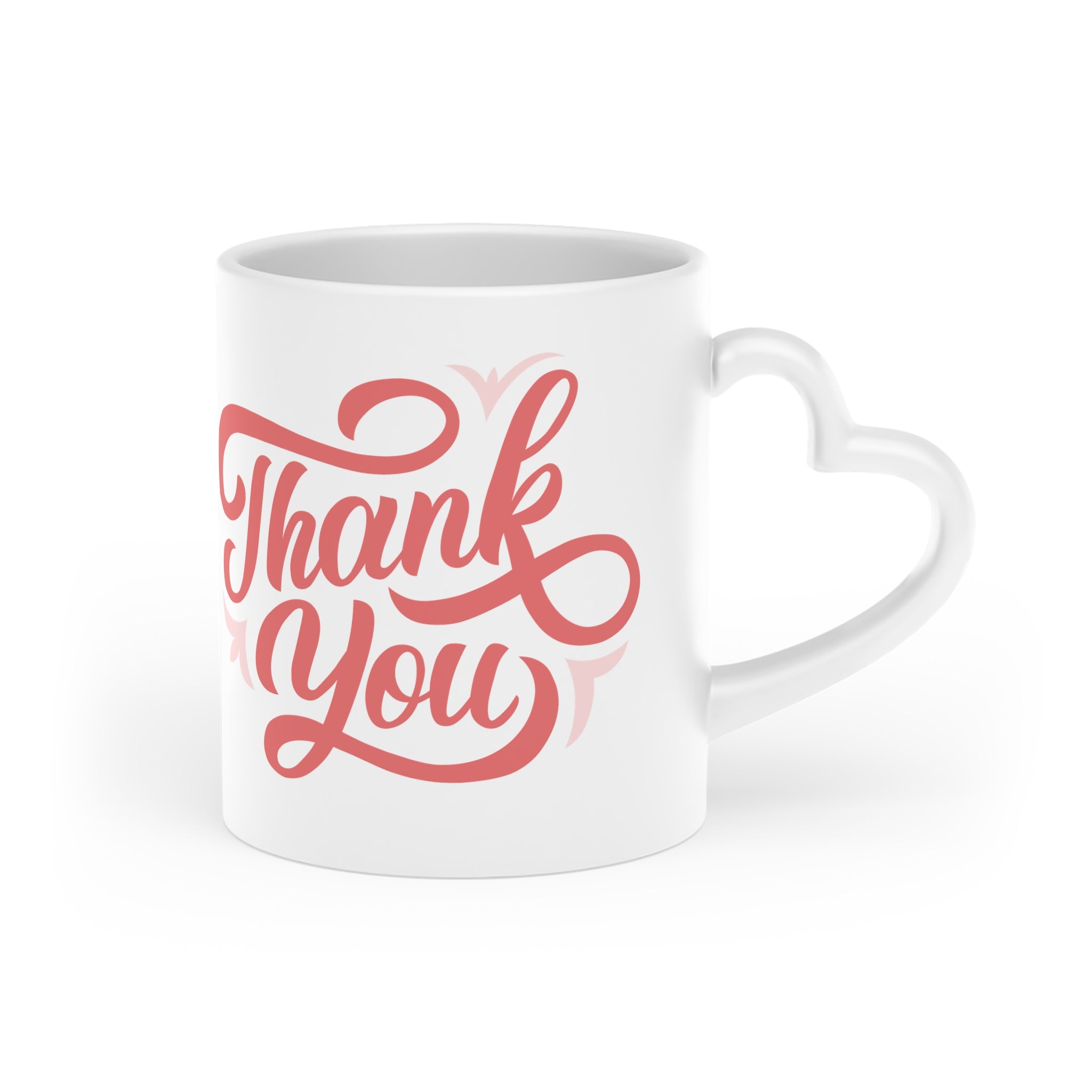 Mug — Pink Script “Thank You” Coffee Cup | Appreciation Gift