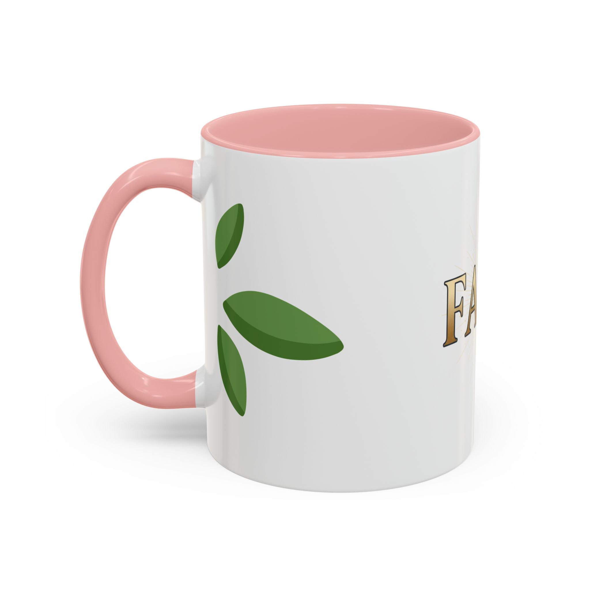 Faith Accent Coffee Mug – Religious Inspirational Tea & Coffee Cup (11/15 oz)
