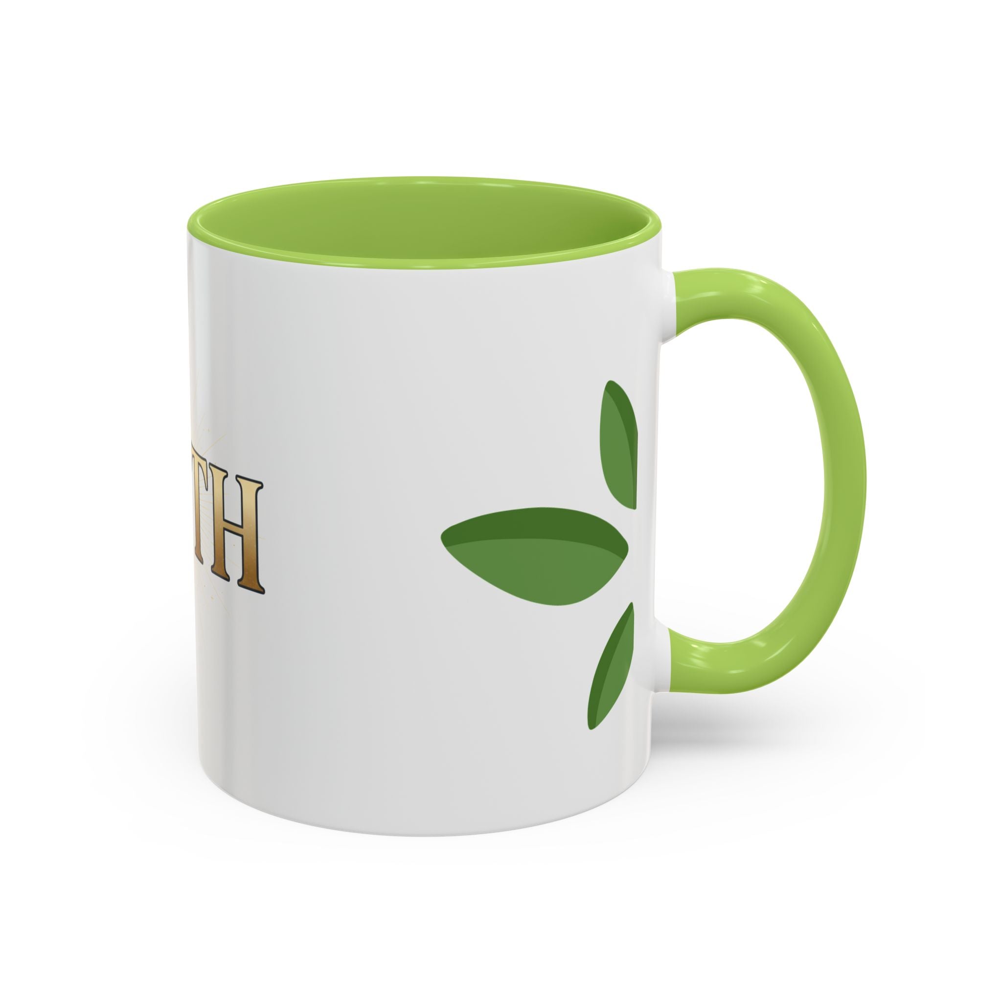 Faith Accent Coffee Mug – Religious Inspirational Tea & Coffee Cup (11/15 oz)