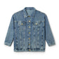 Denim Jacket — Royal Crown Back Print Women's Jean Jacket