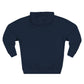 Three-Panel Fleece Hoodie — Lightweight Logo Pullover Sweatshirt