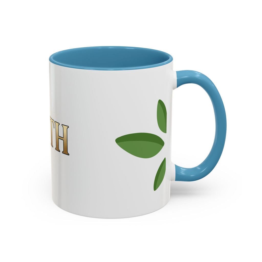 Faith Accent Coffee Mug – Religious Inspirational Tea & Coffee Cup (11/15 oz)