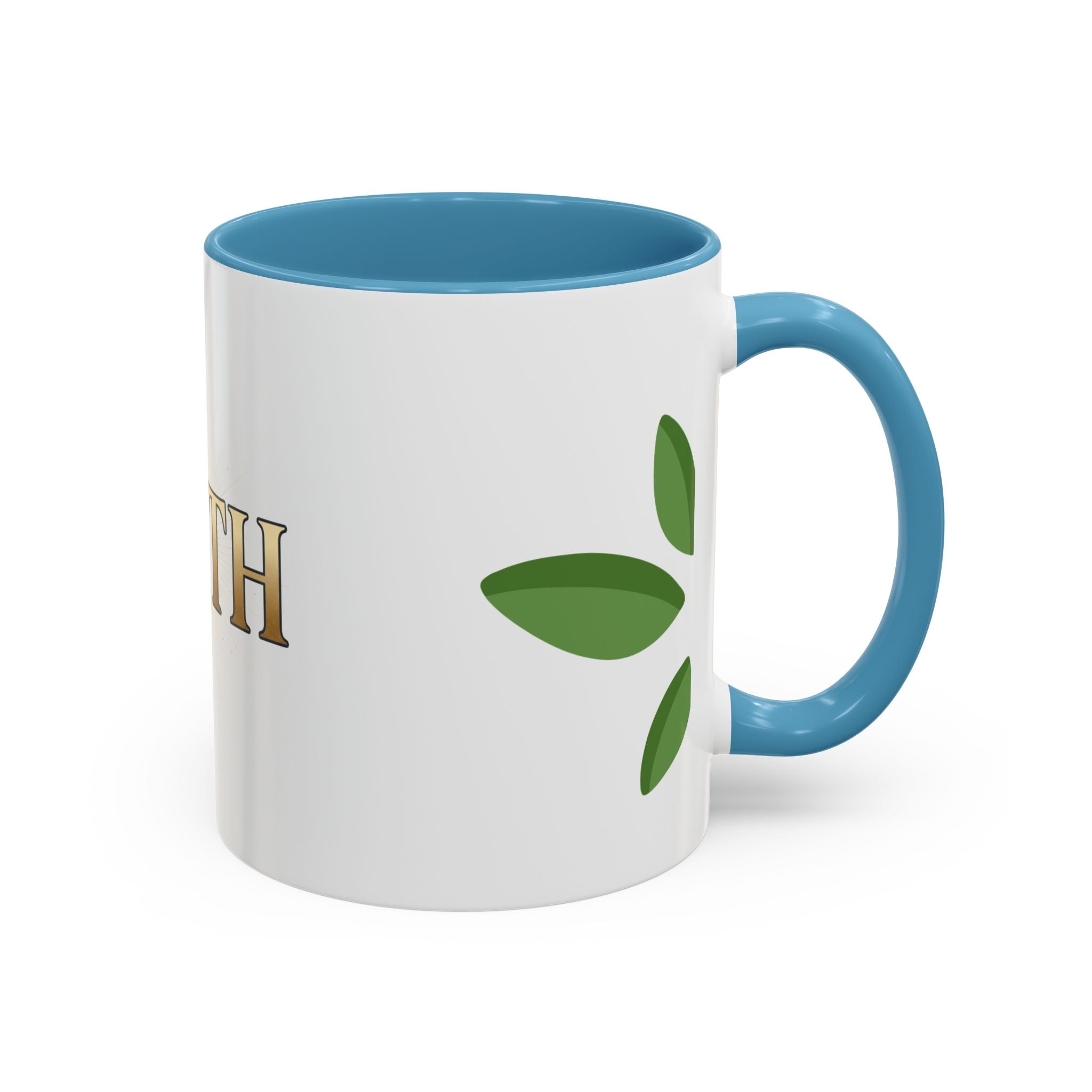 Faith Accent Coffee Mug – Religious Inspirational Tea & Coffee Cup (11/15 oz)