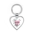 Nurse Life Heart Keychain — Cute Nurse Appreciation Gift