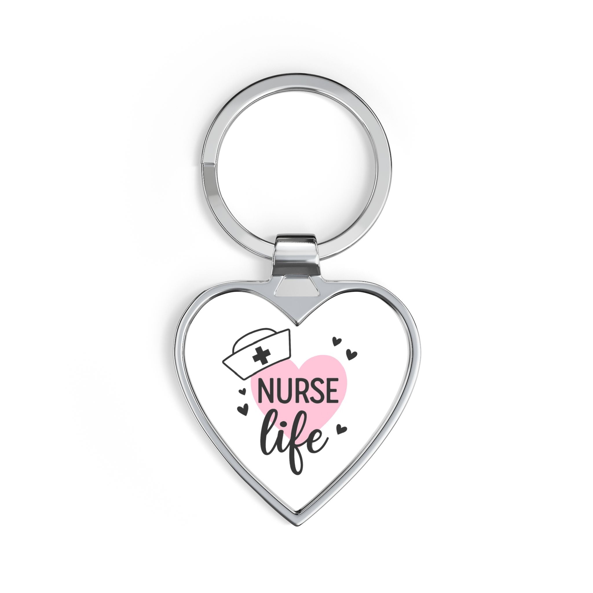 Nurse Life Heart Keychain — Cute Nurse Appreciation Gift
