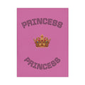 Princess Toddler Blanket — Pink Crown Cozy Baby Blanket for Girls