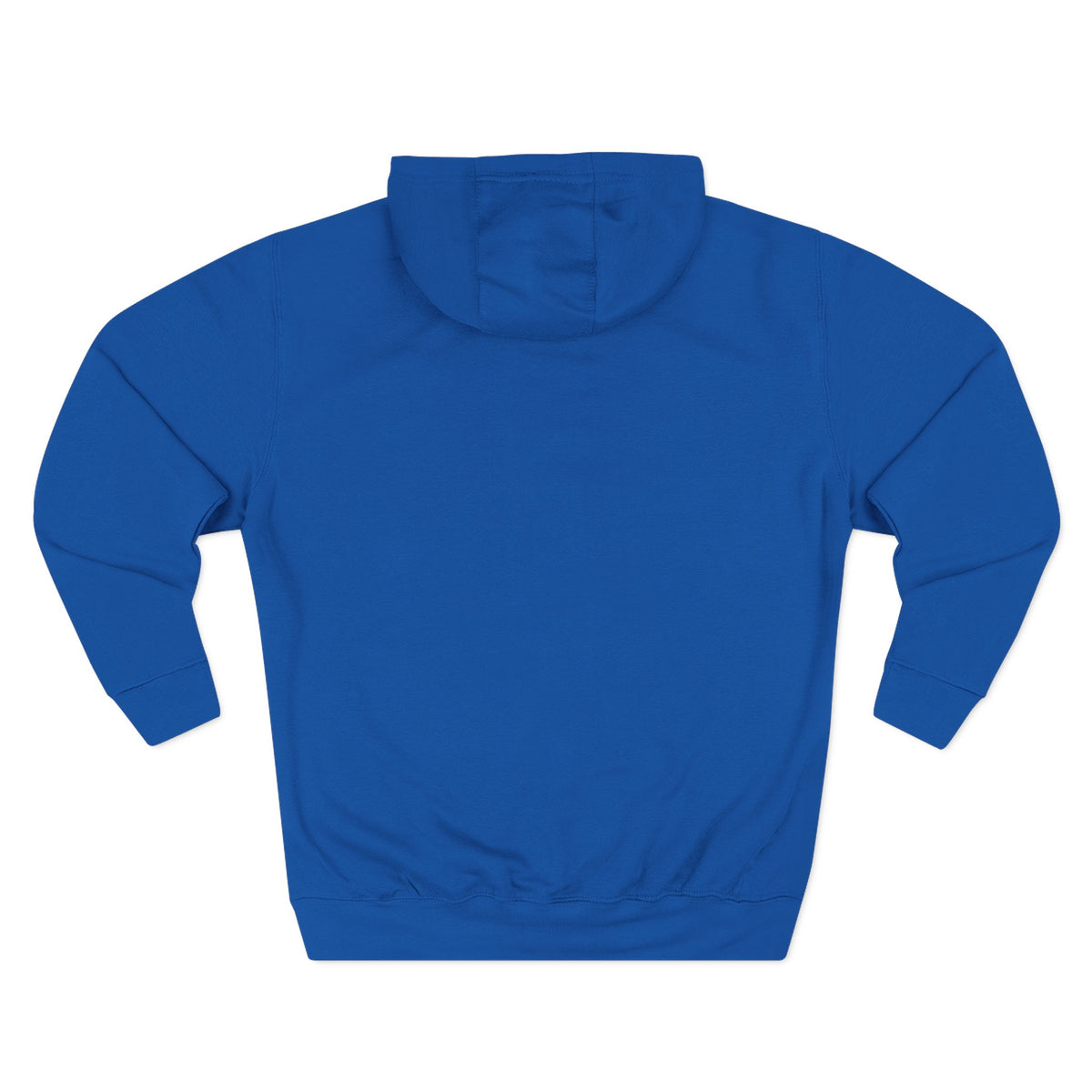 Three-Panel Fleece Hoodie — Lightweight Logo Pullover Sweatshirt