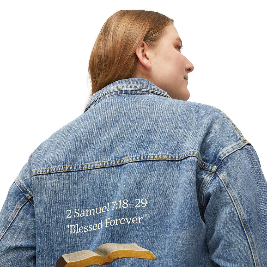 Denim Jacket — Open Bible Back Patch
