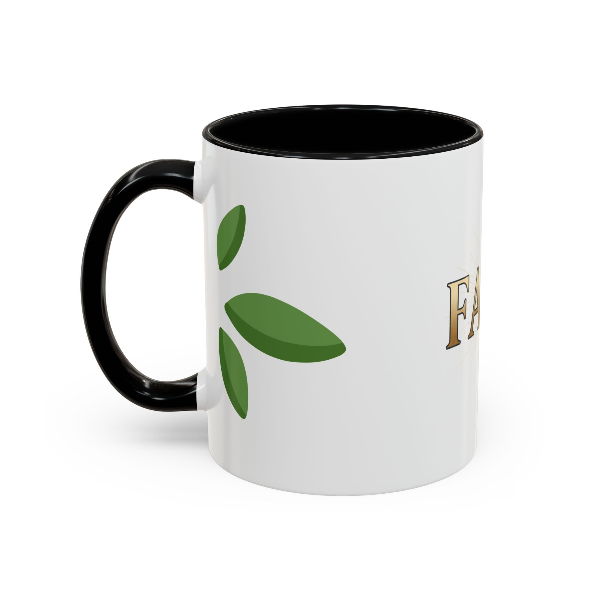 Faith Accent Coffee Mug – Religious Inspirational Tea & Coffee Cup (11/15 oz)