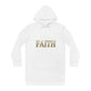 Faith Hoodie Dress — Women's Religious Hoodie Dress with Gold Lettering