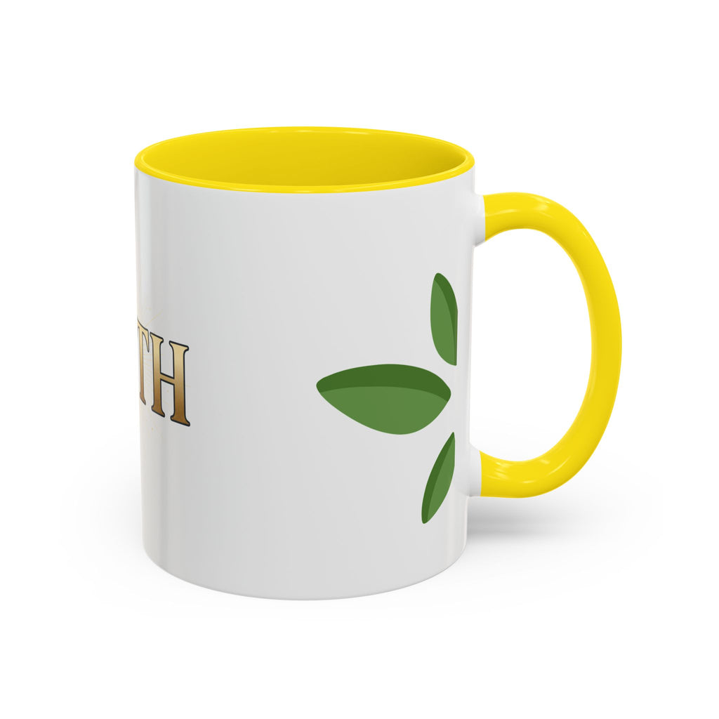Faith Accent Coffee Mug – Religious Inspirational Tea & Coffee Cup (11/15 oz)