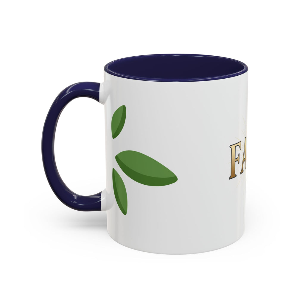 Faith Accent Coffee Mug – Religious Inspirational Tea & Coffee Cup (11/15 oz)