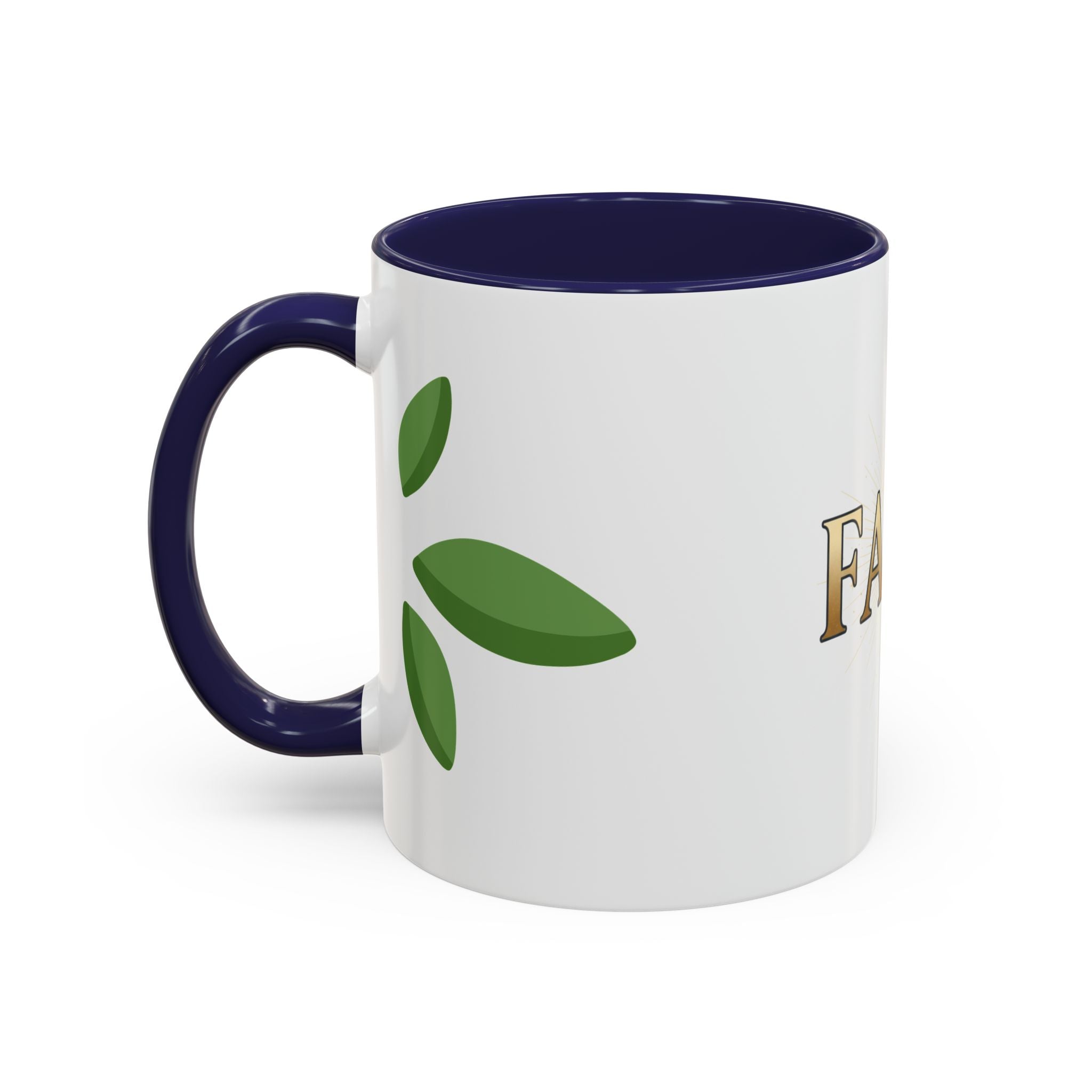 Faith Accent Coffee Mug – Religious Inspirational Tea & Coffee Cup (11/15 oz)