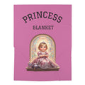 Princess Baby Swaddle Blanket – Pink Royal Infant Wrap with Cute Princess Art