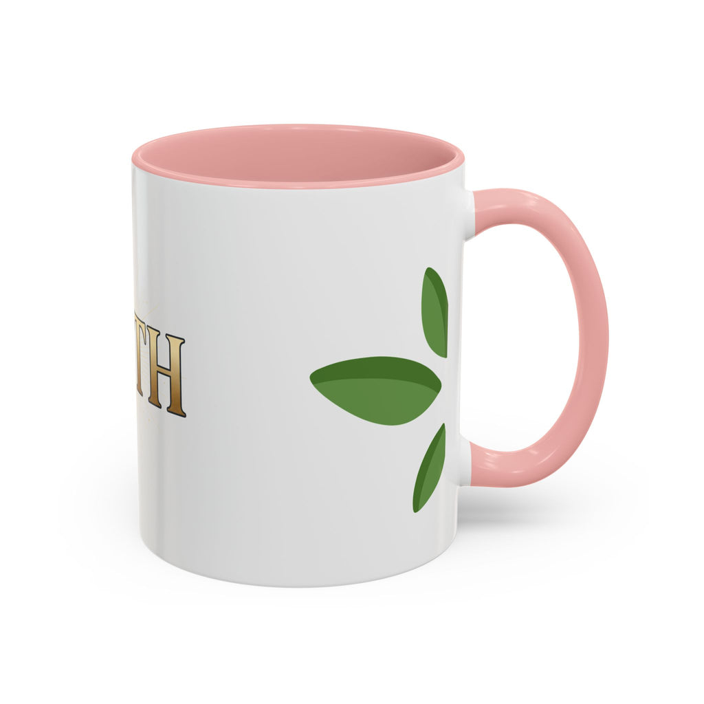 Faith Accent Coffee Mug – Religious Inspirational Tea & Coffee Cup (11/15 oz)