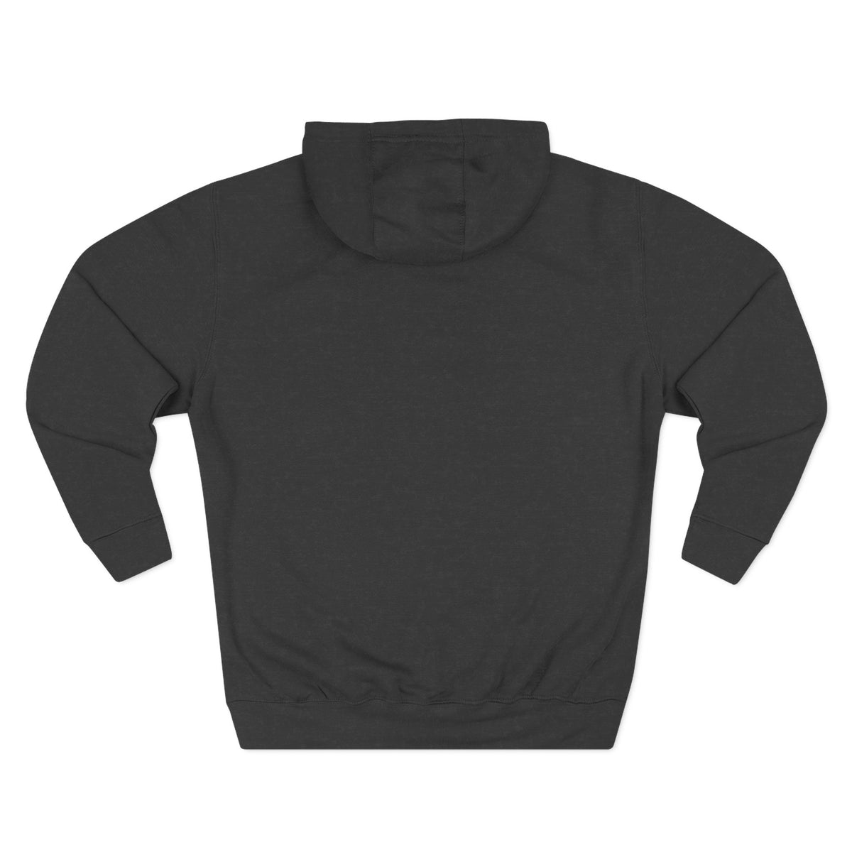 Three-Panel Fleece Hoodie — Lightweight Logo Pullover Sweatshirt