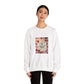 Valentine "Be Mine" Crewneck Sweatshirt – Heart Pattern Romantic Pullover