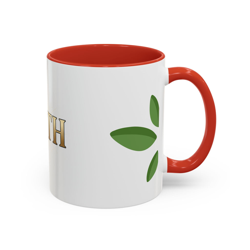 Faith Accent Coffee Mug – Religious Inspirational Tea & Coffee Cup (11/15 oz)