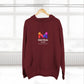 Three-Panel Fleece Hoodie — Lightweight Logo Pullover Sweatshirt