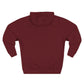 Three-Panel Fleece Hoodie — Lightweight Logo Pullover Sweatshirt