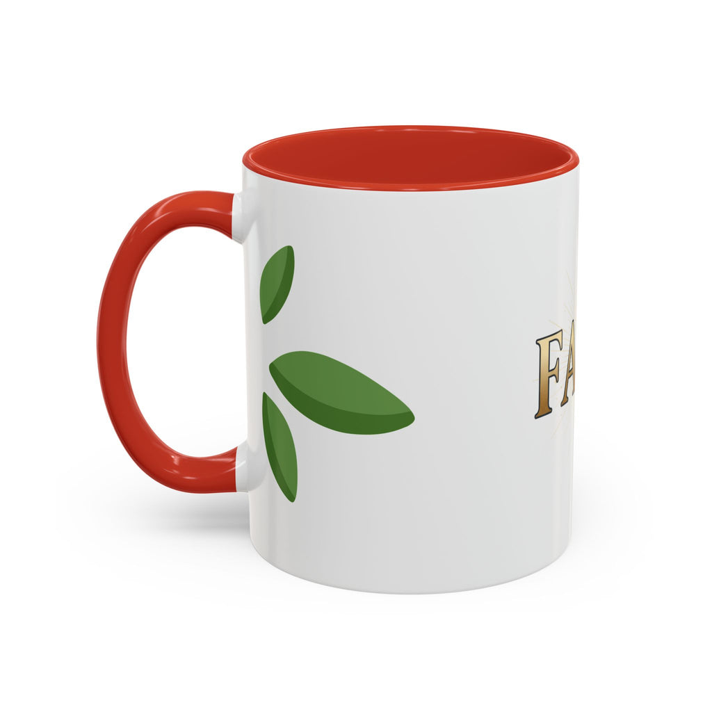 Faith Accent Coffee Mug – Religious Inspirational Tea & Coffee Cup (11/15 oz)