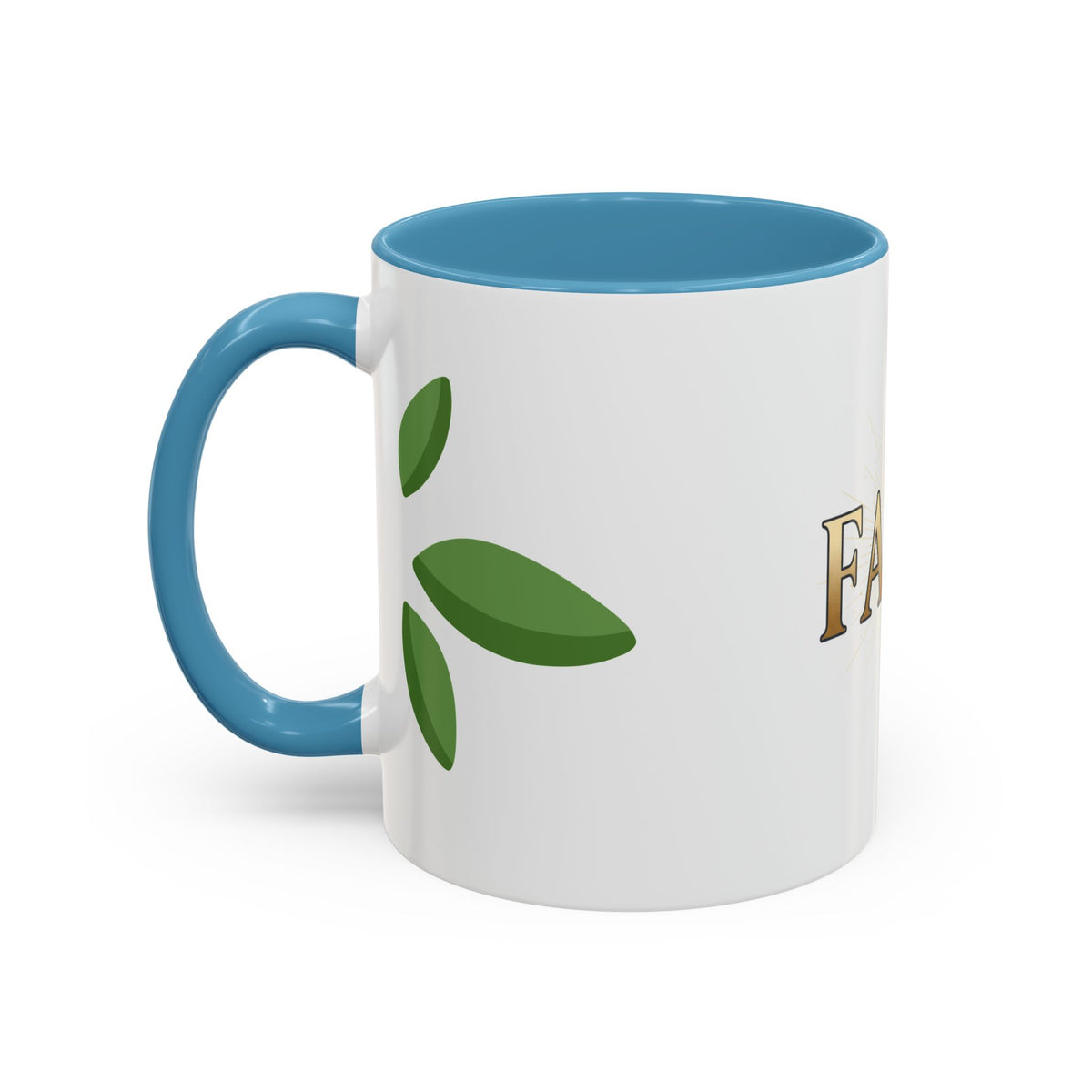 Faith Accent Coffee Mug – Religious Inspirational Tea & Coffee Cup (11/15 oz)