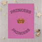 Princess Toddler Blanket — Pink Crown Cozy Baby Blanket for Girls