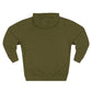 Three-Panel Fleece Hoodie — Lightweight Logo Pullover Sweatshirt