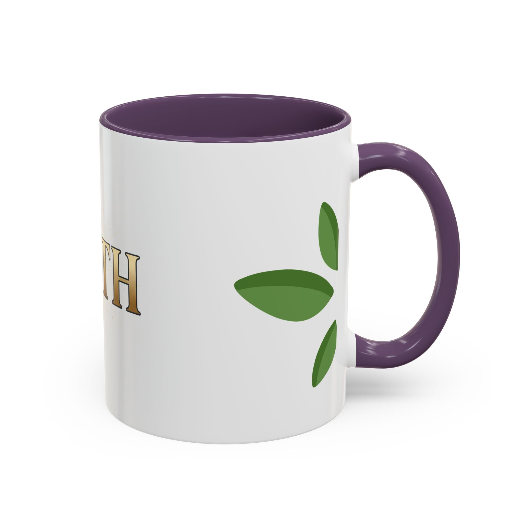 Faith Accent Coffee Mug – Religious Inspirational Tea & Coffee Cup (11/15 oz)
