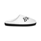 Bride Indoor Slippers — Cozy White Bridal Slippers for Bachelorette & Wedding Morning