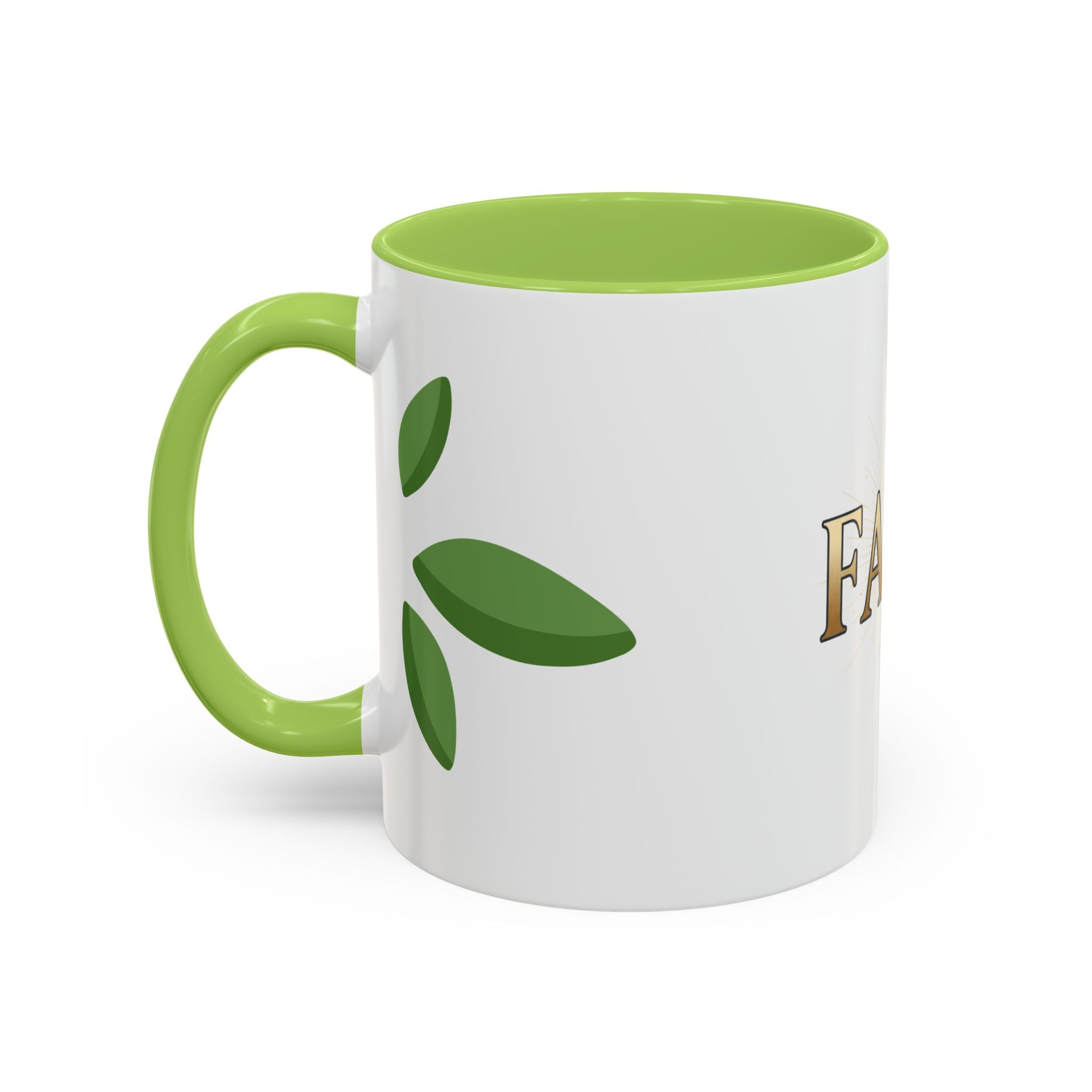 Faith Accent Coffee Mug – Religious Inspirational Tea & Coffee Cup (11/15 oz)