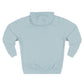 Three-Panel Fleece Hoodie — Lightweight Logo Pullover Sweatshirt