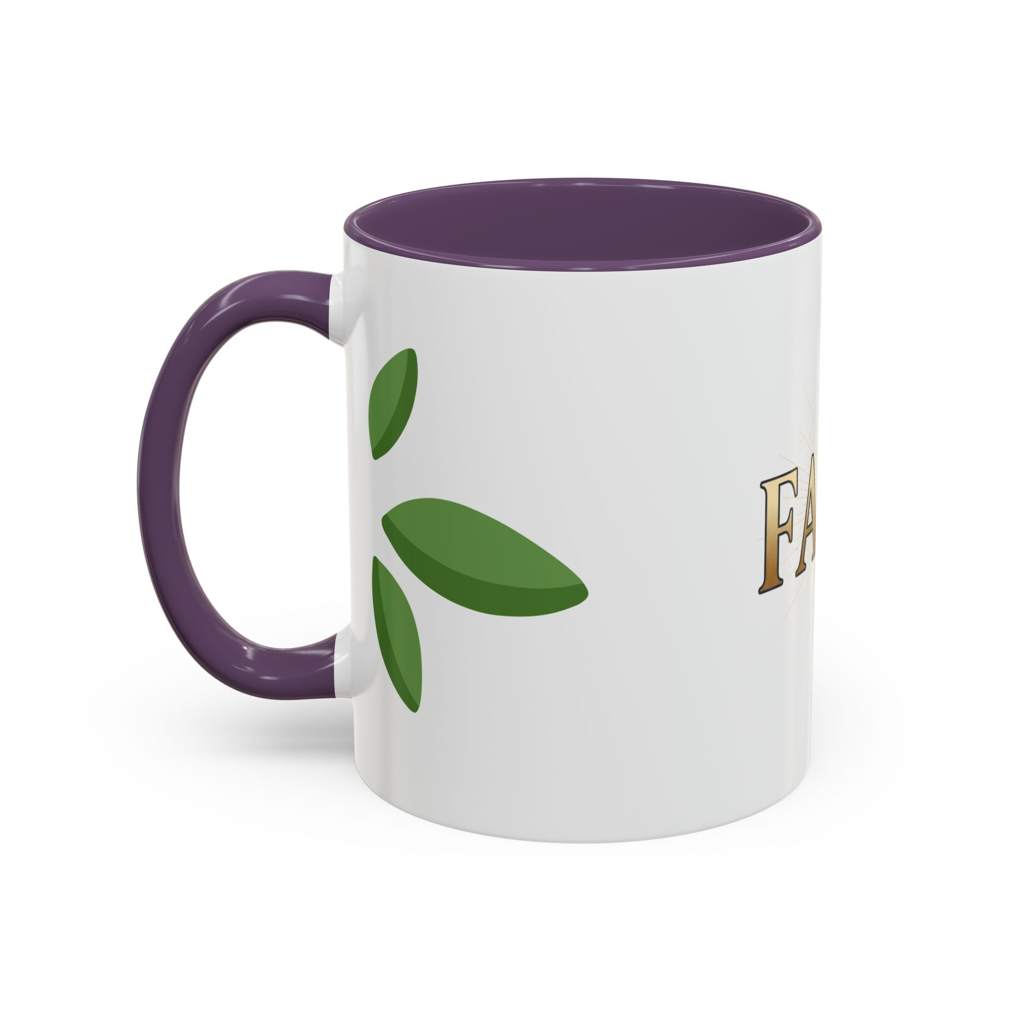 Faith Accent Coffee Mug – Religious Inspirational Tea & Coffee Cup (11/15 oz)