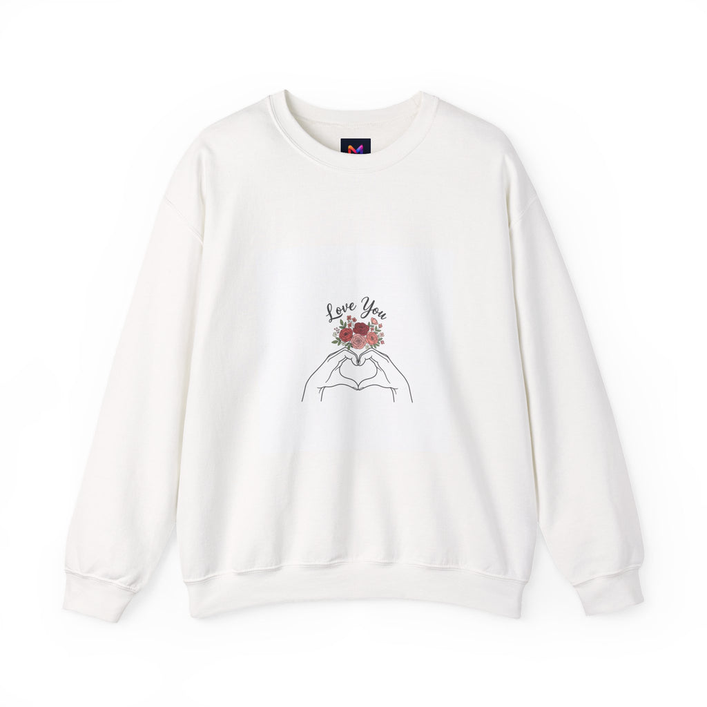 Love You Floral Crewneck Sweatshirt
