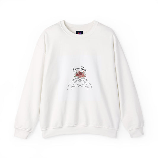 Love You Floral Crewneck Sweatshirt