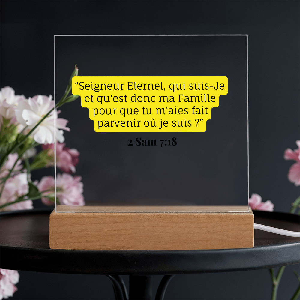 Acrylic Square Plaque/Customizable