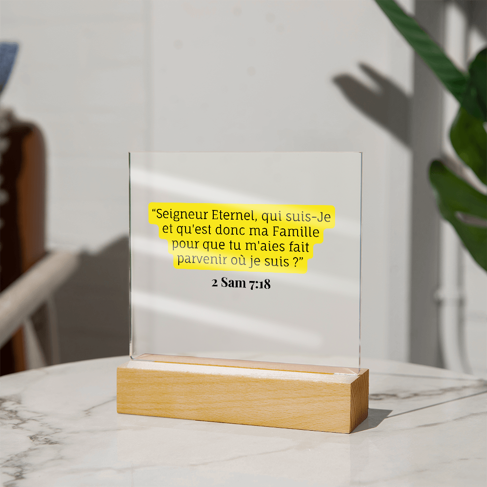 Acrylic Square Plaque/Customizable