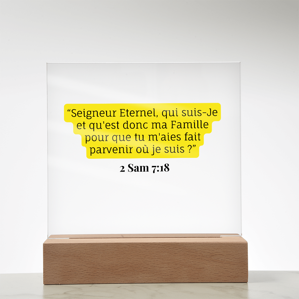 Acrylic Square Plaque/Customizable