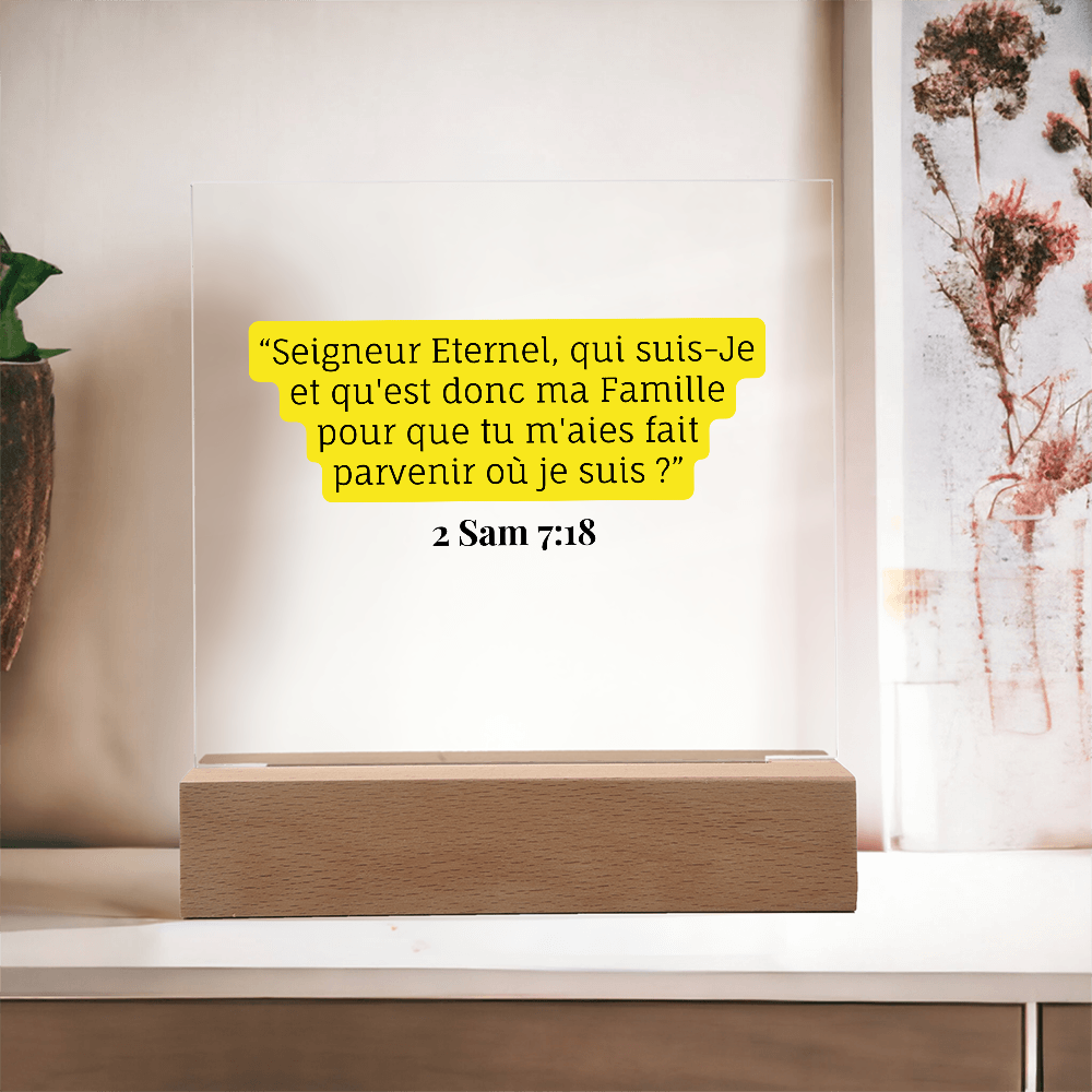 Acrylic Square Plaque/Customizable