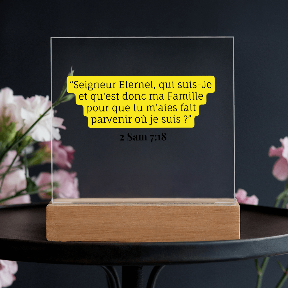 Acrylic Square Plaque/Customizable